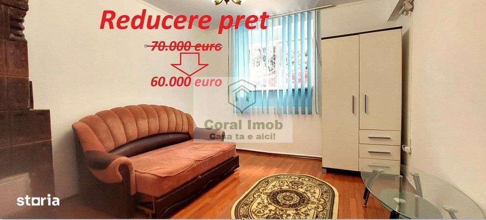 Vanzare apart. 2 camere jumatate, la pret de garsoniera, la  Dimitrov-0