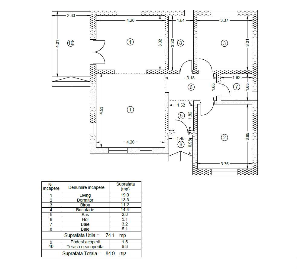 Casa parter  3 camere - Berceni-4