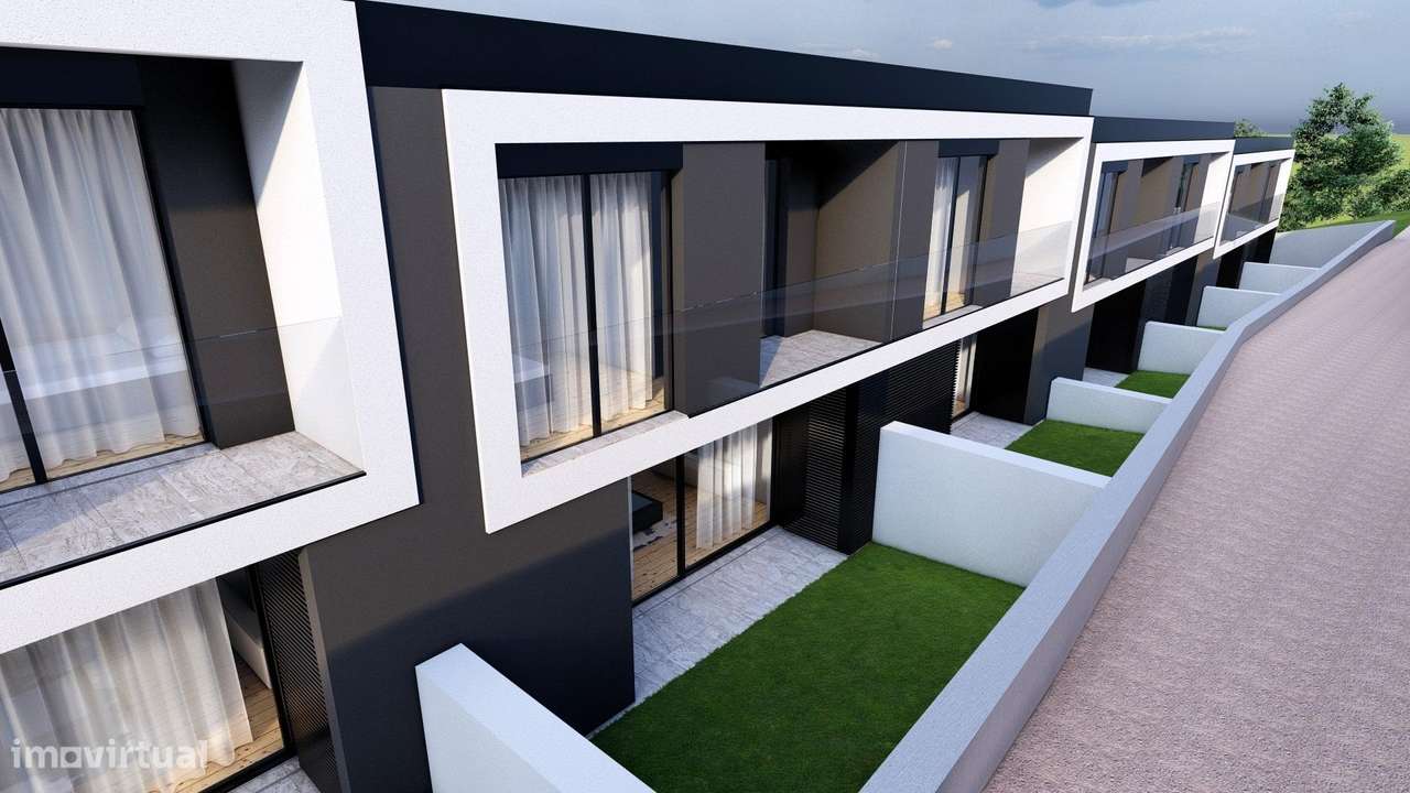 Moradia de Gaveto com dois pisos e garagem lateral-6