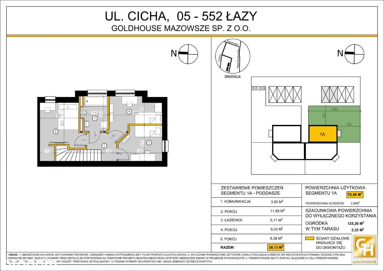 Ogródek. Dwa miejsca parkingowe.Segment 1A - Pełny obrazek: 3/8