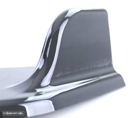 SPOILER LIP PARA BMW E90 E91 08-13 PRETO BRILHANTE - 4