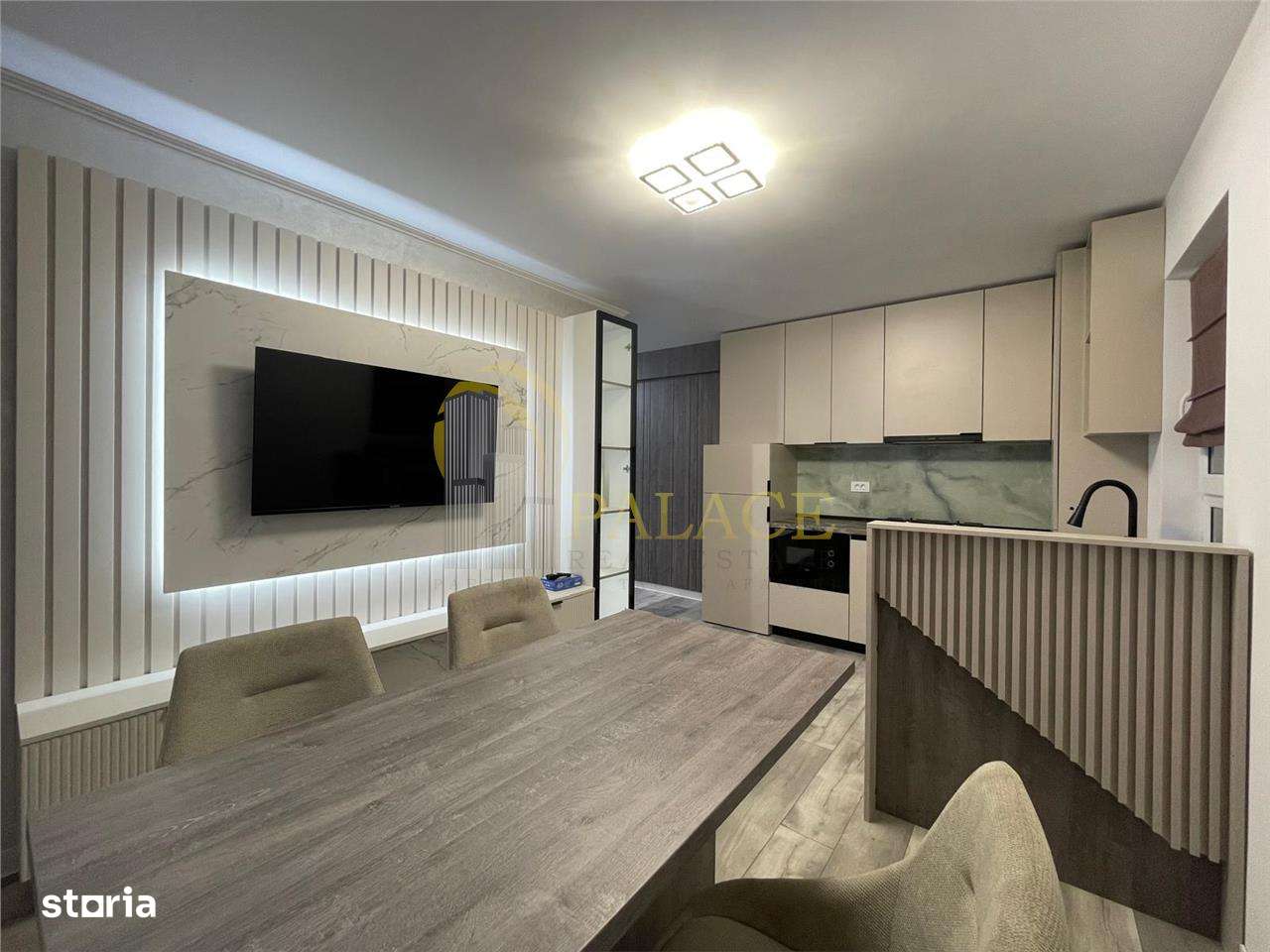 Intabulat, 2 camere open space, loc de parcare, mobilat, Rediu-0