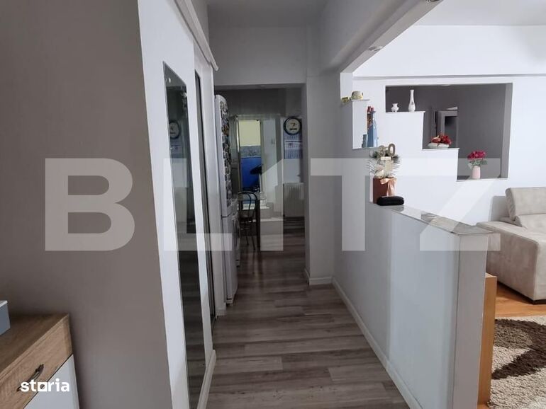 Apartament 3 camere,zona str.Careiului et.1/4