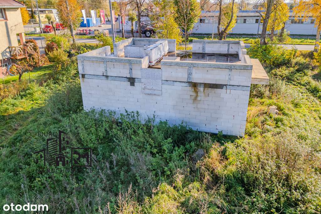 Dwie działki z rozpoczętą budową domu – Markusy-8