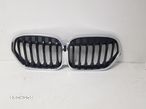 GRILL ATRAPA CHŁODNICY NERKI BMW X1 F48 LCI LIFT F49 8493451 IDEALNE JAK NOWE - 2