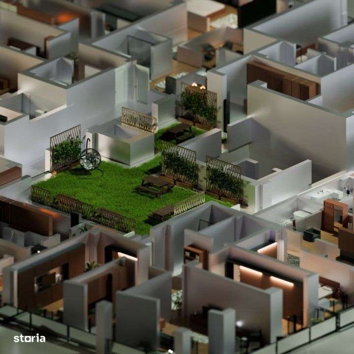 Tomis Nord - Vanzare apartament decomandat cu 2 camere,  bloc nou.-8