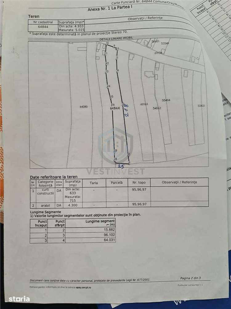 Teren intravilan Apateu 4100 mp - Imagine principală: 4/8