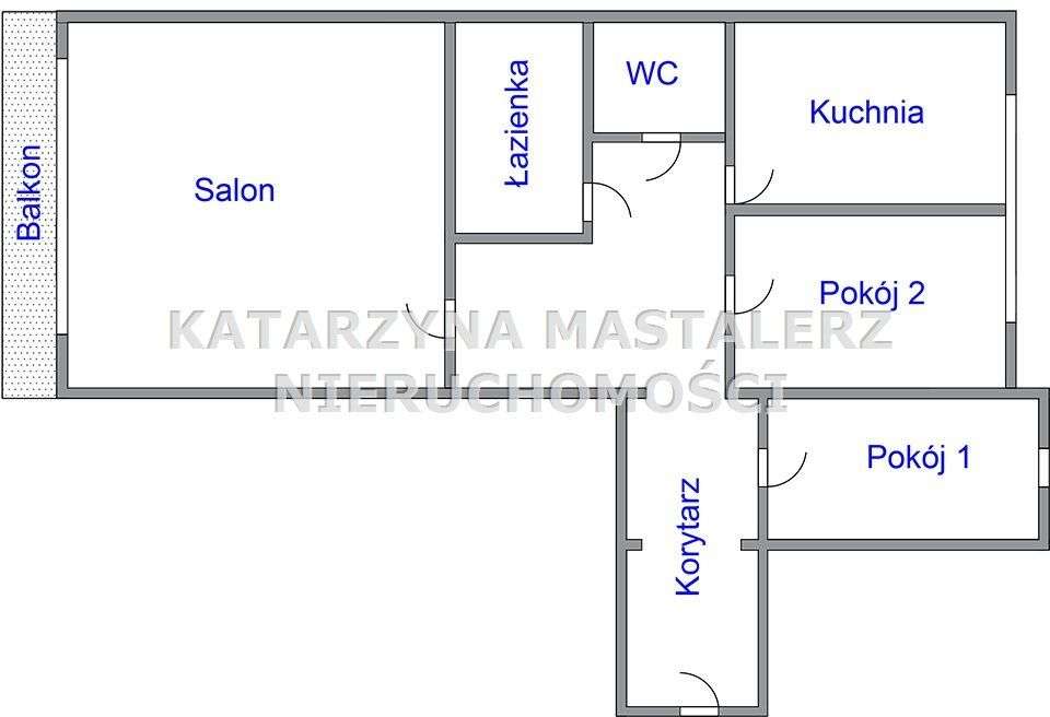 Mieszkanie, 59,58 m², Warszawa-8