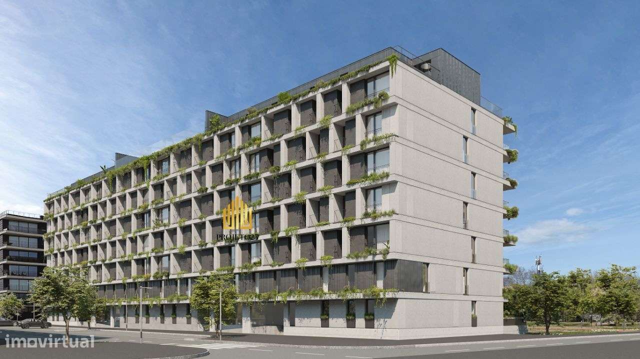 T1+1 com Terraço NOVO com Piscina em Condomínio Reservado com Jardins - Grande imagem: 5/21