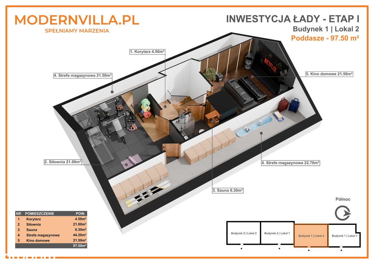Komfortowy dom z podwójnym garażem i słonecznym ogrodem - Pełny obrazek: 5/14