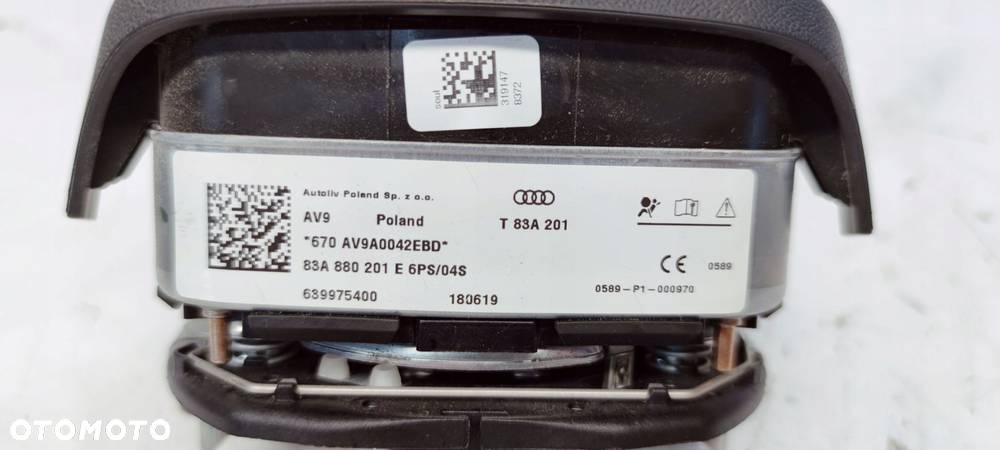 PODUSZKA POWIETRZNA KIEROWCY AUDI Q3 F3 83A880201E - 9