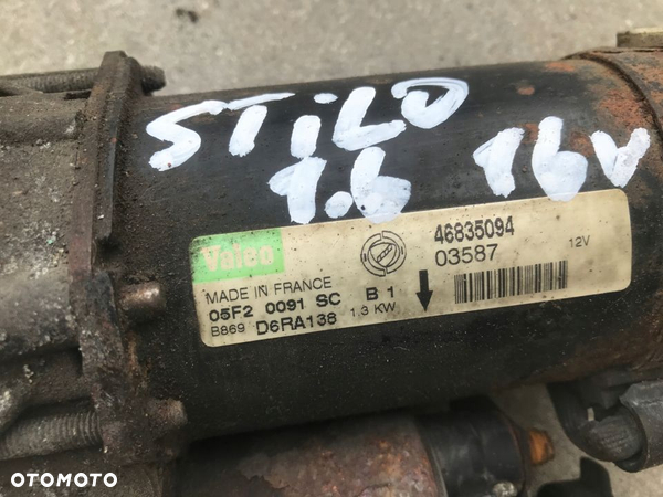 Rozrusznik Fiat Stilo 1.6 16V 46835094 - 2