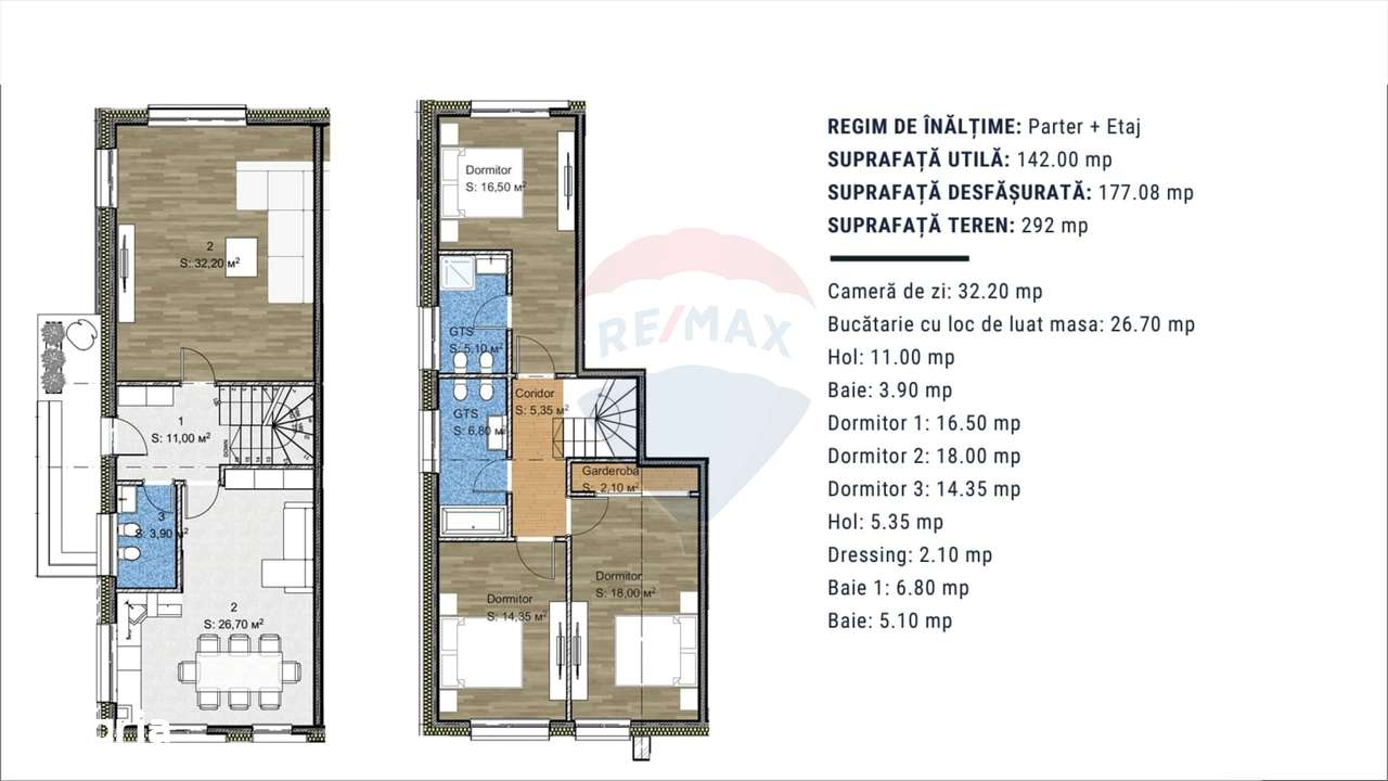 Casă / Vilă tip duplex NZEB, Eficiență energetică și confort, Bunloc - Imagine principală: 5/17