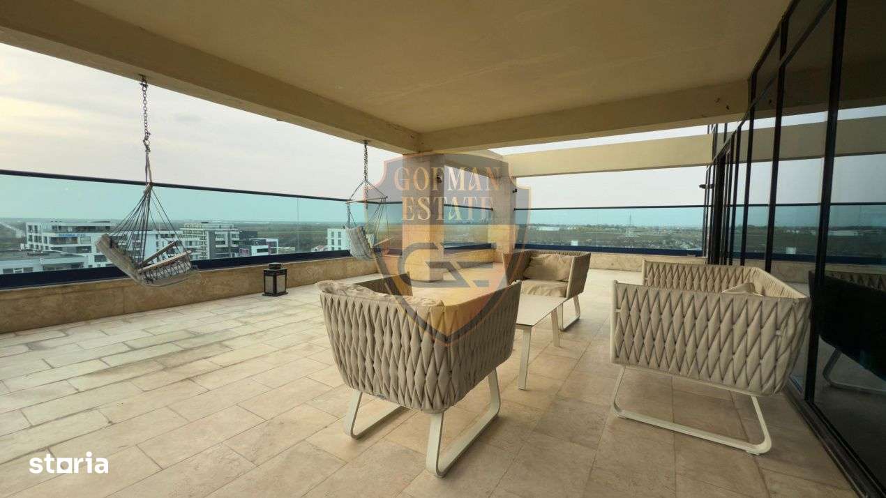 Penthouse Exclusivist, dressing, terasa 64 mp Mamaia Nord Hanul cu Pes - Imagine principală: 3/15