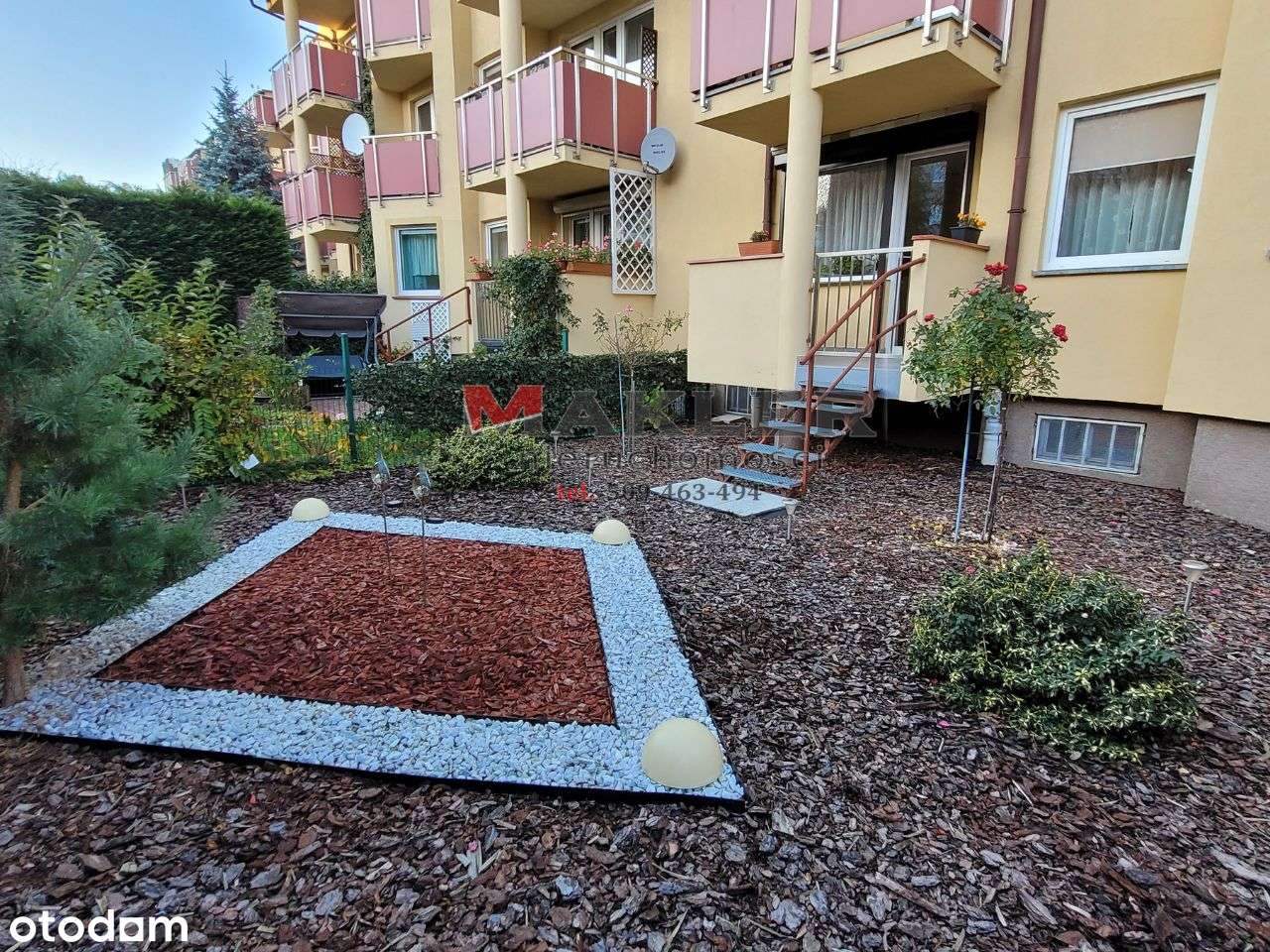 Szczecin Kijewo, 3 pokojowe, parter z ogródkiem, balkon.-0