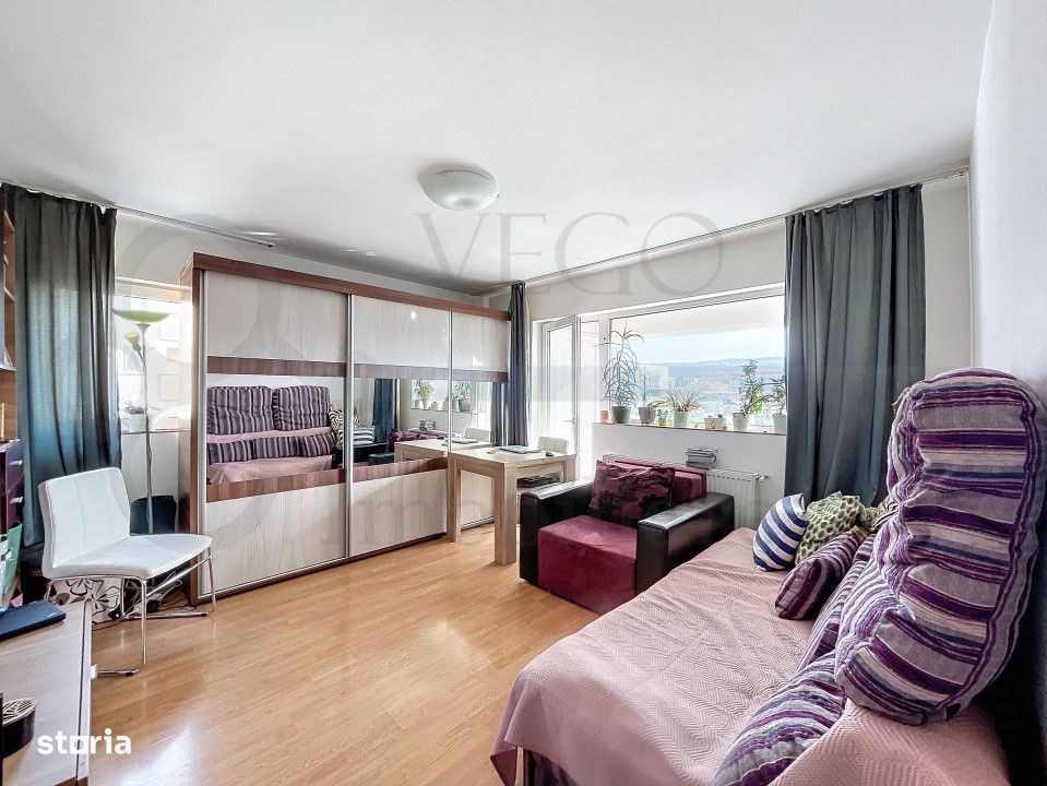 Apartament cu 1 camera decomandat, balcon, mobilat, zona Calea Turzii