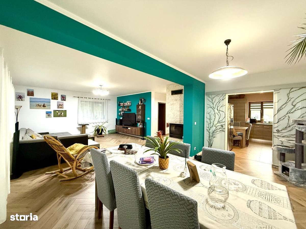 Casă modernă 200 mp utili P+M cu 16 ari teren mobilată, utilată Panic - Imagine principală: 5/20