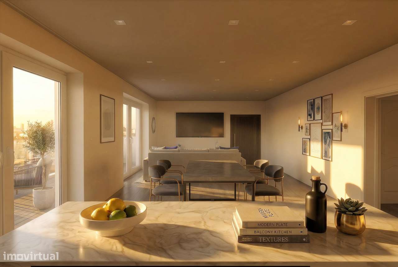 T3 penthouse | terraço de 123 m² | garagem dupla fechada | vistas 360°-3