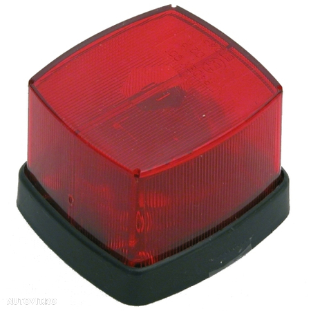 Lampa gabarit auto BestAutoVest 12V laterala rosie , 60 x 65 mm , 1 buc. - 1