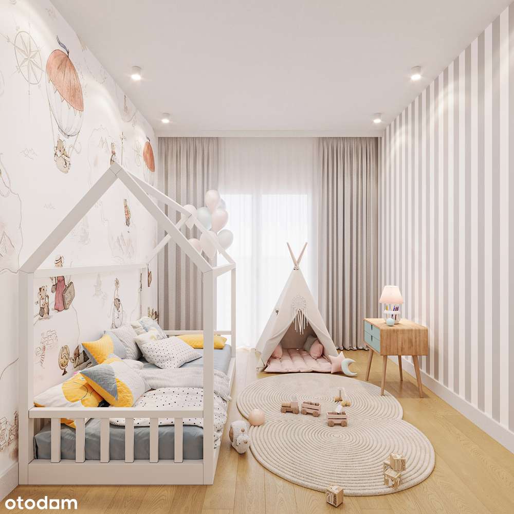 M44 | Apartament z dwiema sypialniami z możliwością dowolnej aranżacji - Pełny obrazek: 4/11