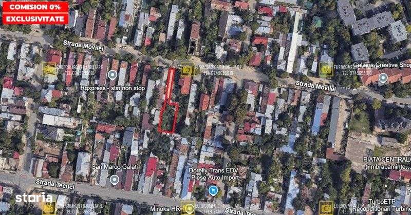 Teren liber 692mp pe strada Movilei cu utilitati bransate-8