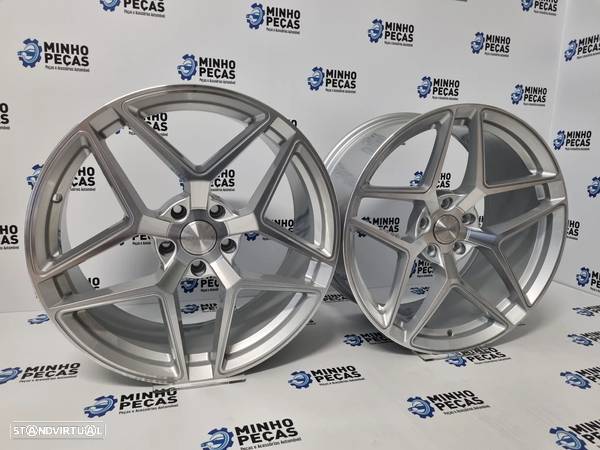 Jantes Veemann (VC650) em 20 (5x120) Silver Machined - 2