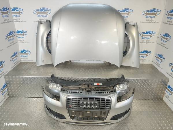 FRENTE COMPLETA AUDI A3 8P SLINE S-LINE PARACHOQUES ORIGINAL S3 CAPOT GUARDA-LAMAS OTICAS FRENTE FIBRA/CHAPA RADIADOR VENTILADOR REFORÇO - 14