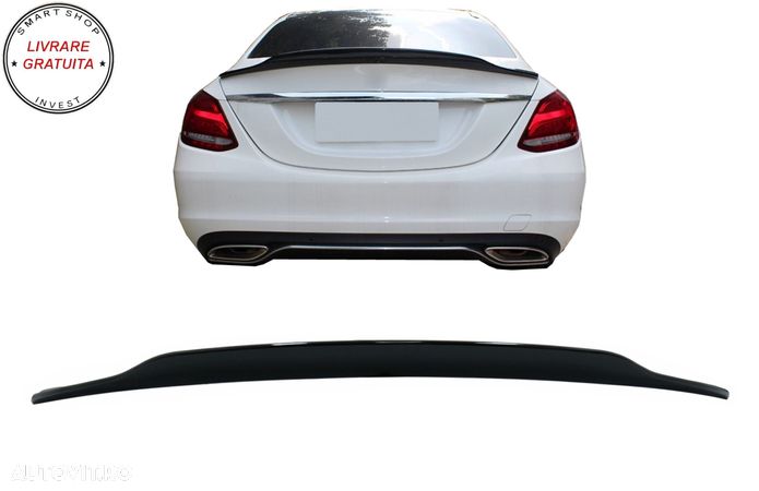 Eleron Portbagaj Mercedes C-Class W205 (2014-2020) Dynamic Sport Design Negru Luci- livrare gratuita - 1