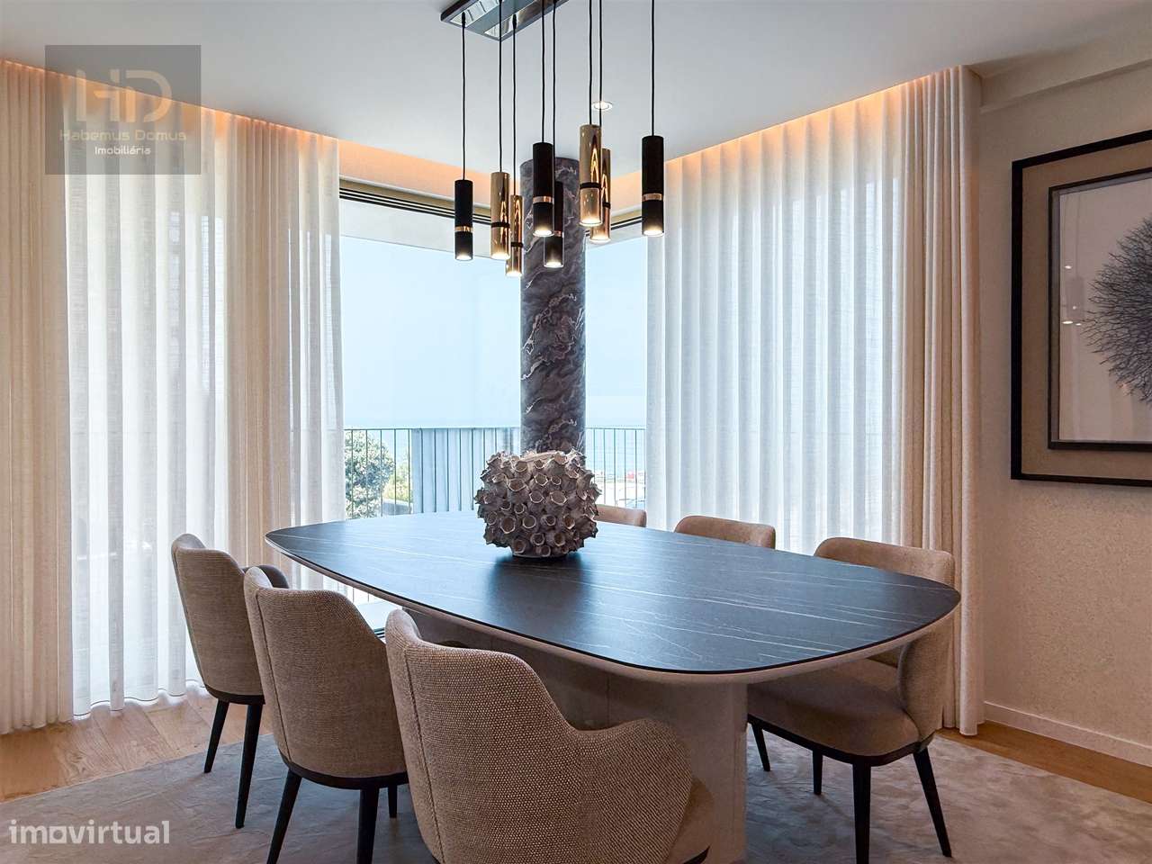 Apartamento T2 de luxo com vista mar e rio em Canidelo-47