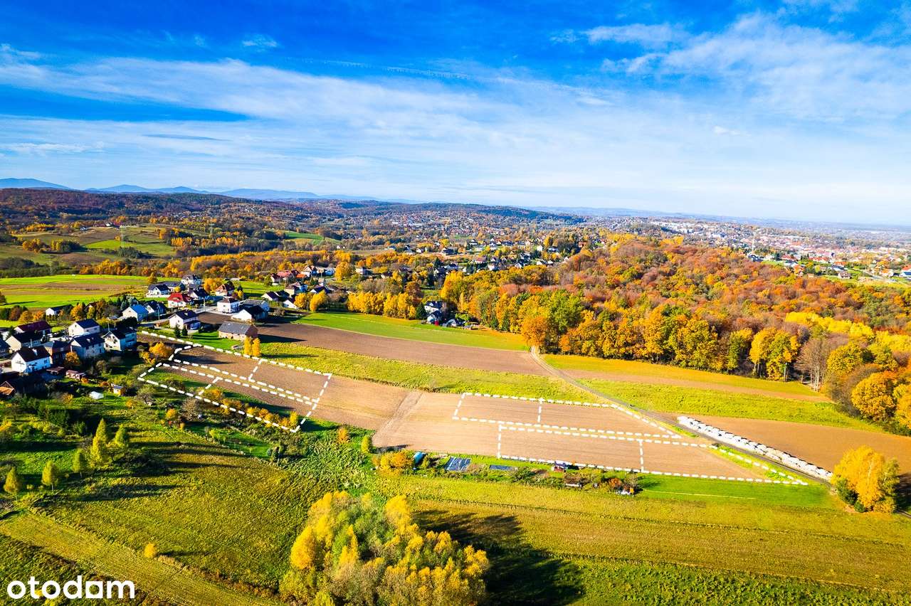 Brzeźnica gm Bochnia - działki budowlane o pow 8 ar lub 10 ar.-3