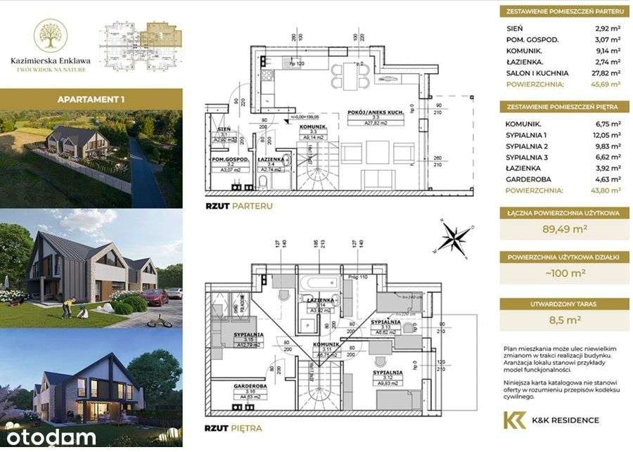 Kameralny Apartament w Kazimierzu Dolnym nad Wisłą - Pełny obrazek: 4/15