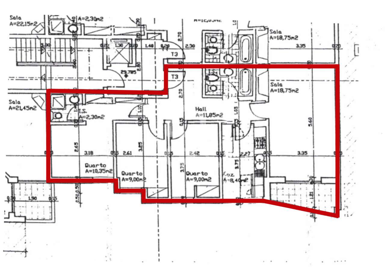 Apartamento T3 com Varanda e Arrecadação em Feijó-31