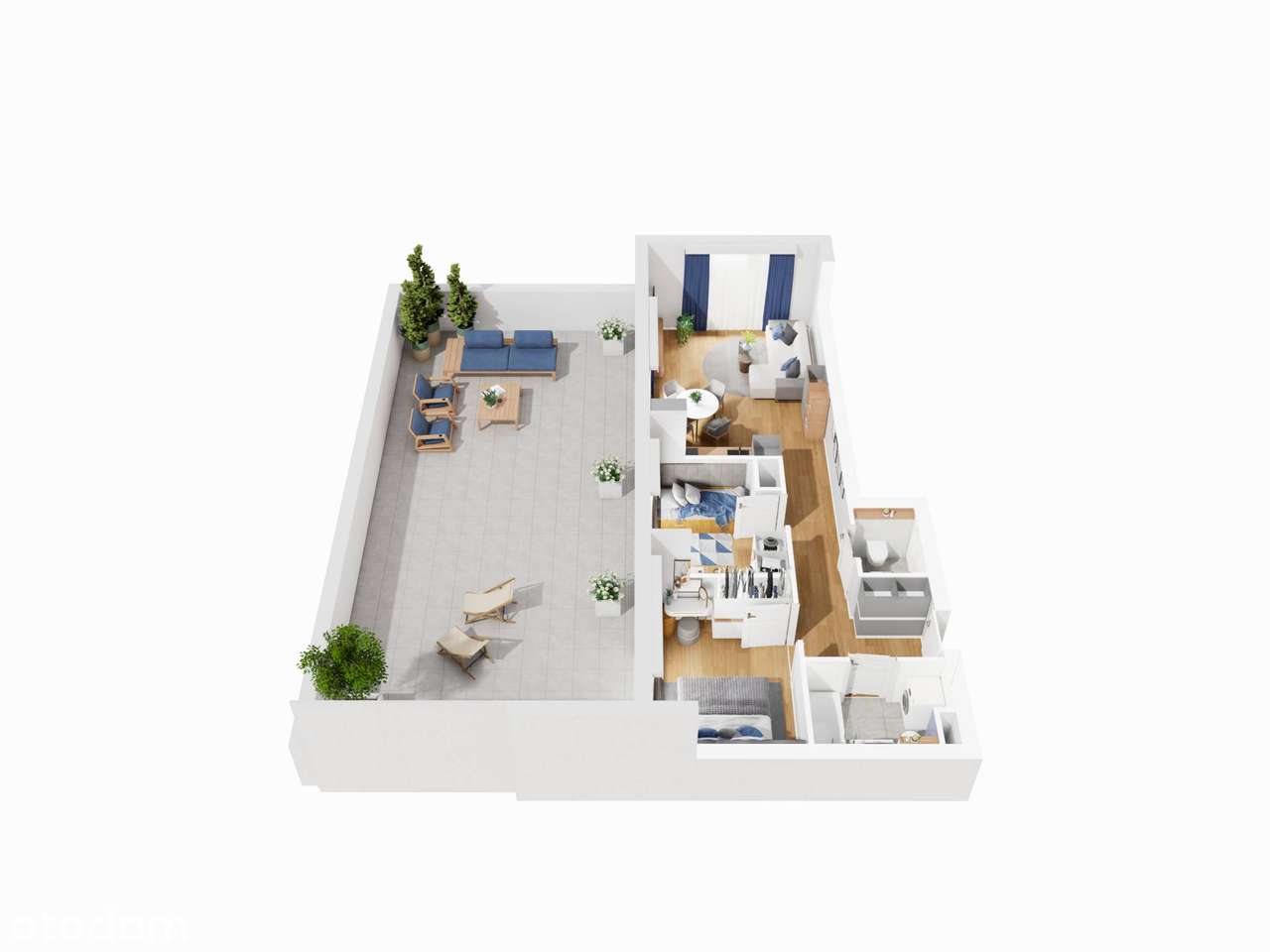 K​W͏A​D​R͏A​T I​I  | mieszkanie 3-pok. | M70 - Pełny obrazek: 4/7