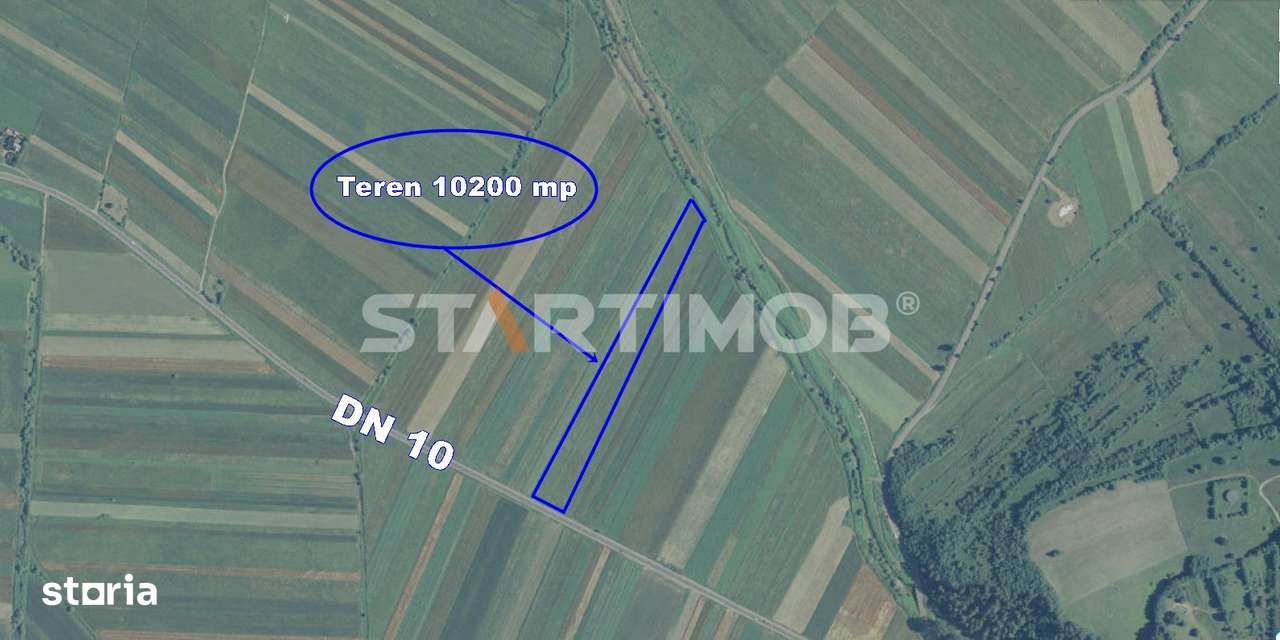 Teren cu front la DN 10 Teliu - Imagine principală: 3/5