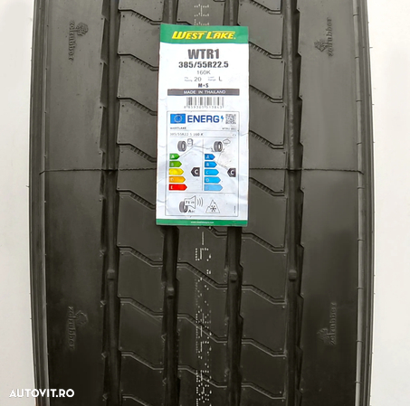 385/55 R 22.5, WestLake, WTR1 All Routes, 160 K, 20 PR, Remorca-Trailer M+S 385 55 22.5 Anvelope, Cauciucuri,  Tires, Reifen, Gumiabroncs - 2