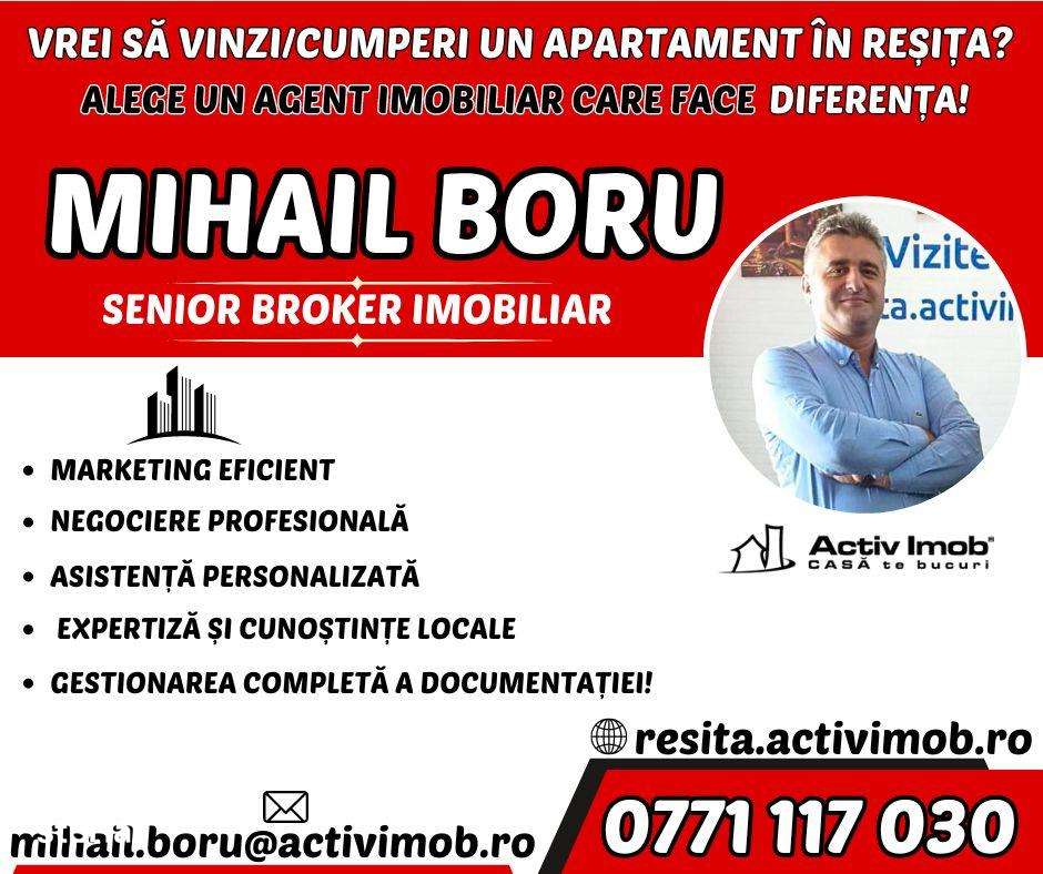 Resita, 3 Cam. Dec., Mobila+Utilat, Parter Inalt, Micro 4-12