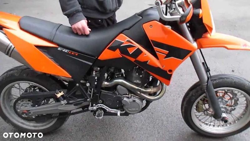 KTM LC4 640 NA CZĘŚCI półka siedzenie moduł zacisk dźwignia kierownica  zbiornik tłumik licznik - 1