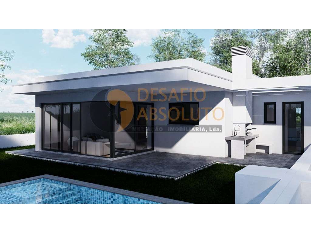 Moradia Térrea T4 NOVA com Piscina-5