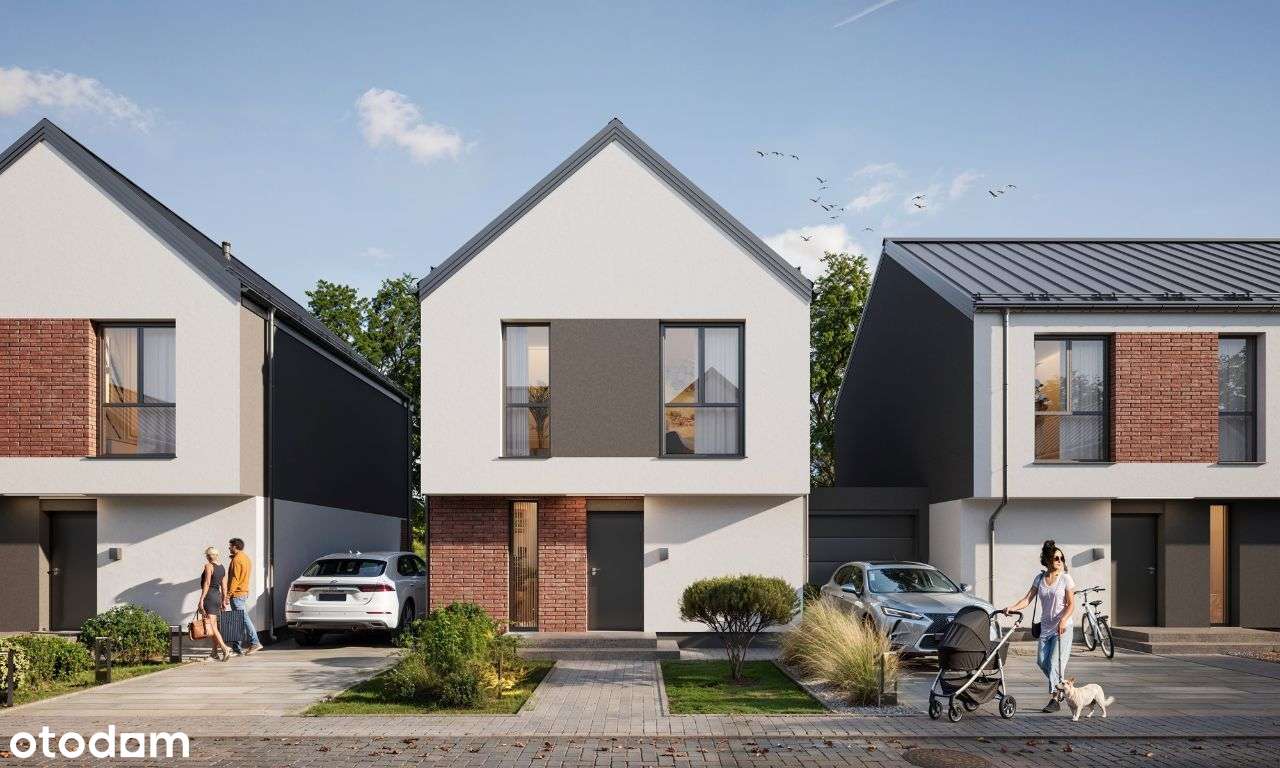 Domy wolnostojące połączone garażami. - Pełny obrazek: 4/11