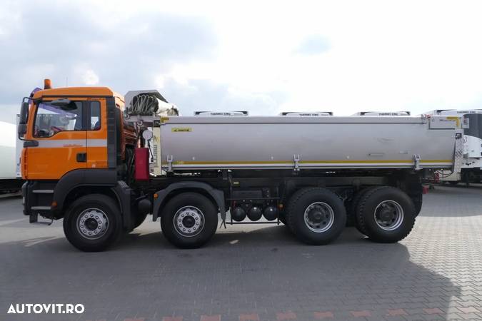 MAN TGA 35.400 / 8x4 / 2 STR. BASCULANTE / BORDMATIC / HYDROCLAP / AUTOMAT - 7