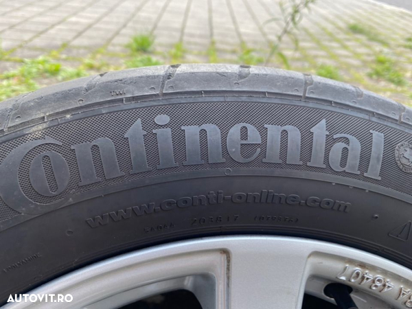 jante audivwSkoda cu cauc continental 205/55/R16 vara dot 2011 3-4 mm 7jx16 5x112 - 6