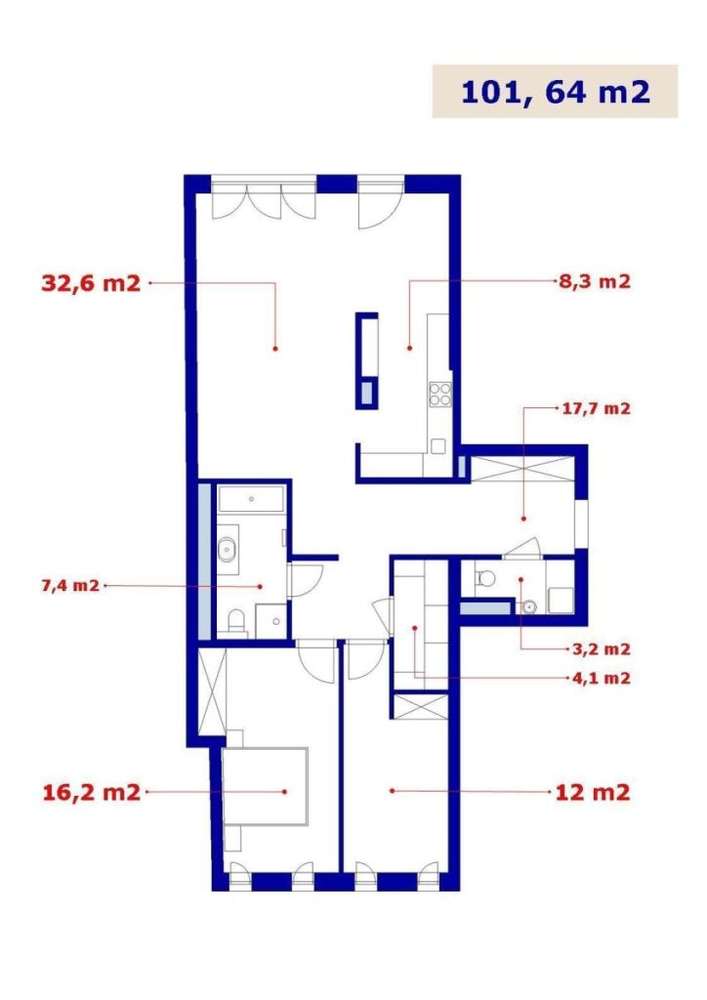 Apartament w kameralnym budynku nad Odrą-19