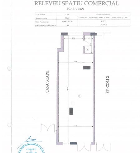 CENTRAL Spatiu comercial nr 1 de vanzare URBANA - Tudor Vladimirescu-5