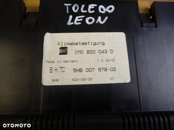 SEAT TOLEDO II LEON I PANEL NAWIEWU KLIMATRONIK 1M0820043D - 3