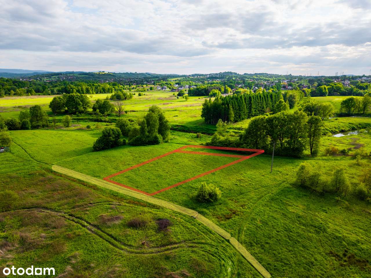 MALOWNICZA DZIAŁKA BUDOWLANE W SKAWINIE 1457m2-4