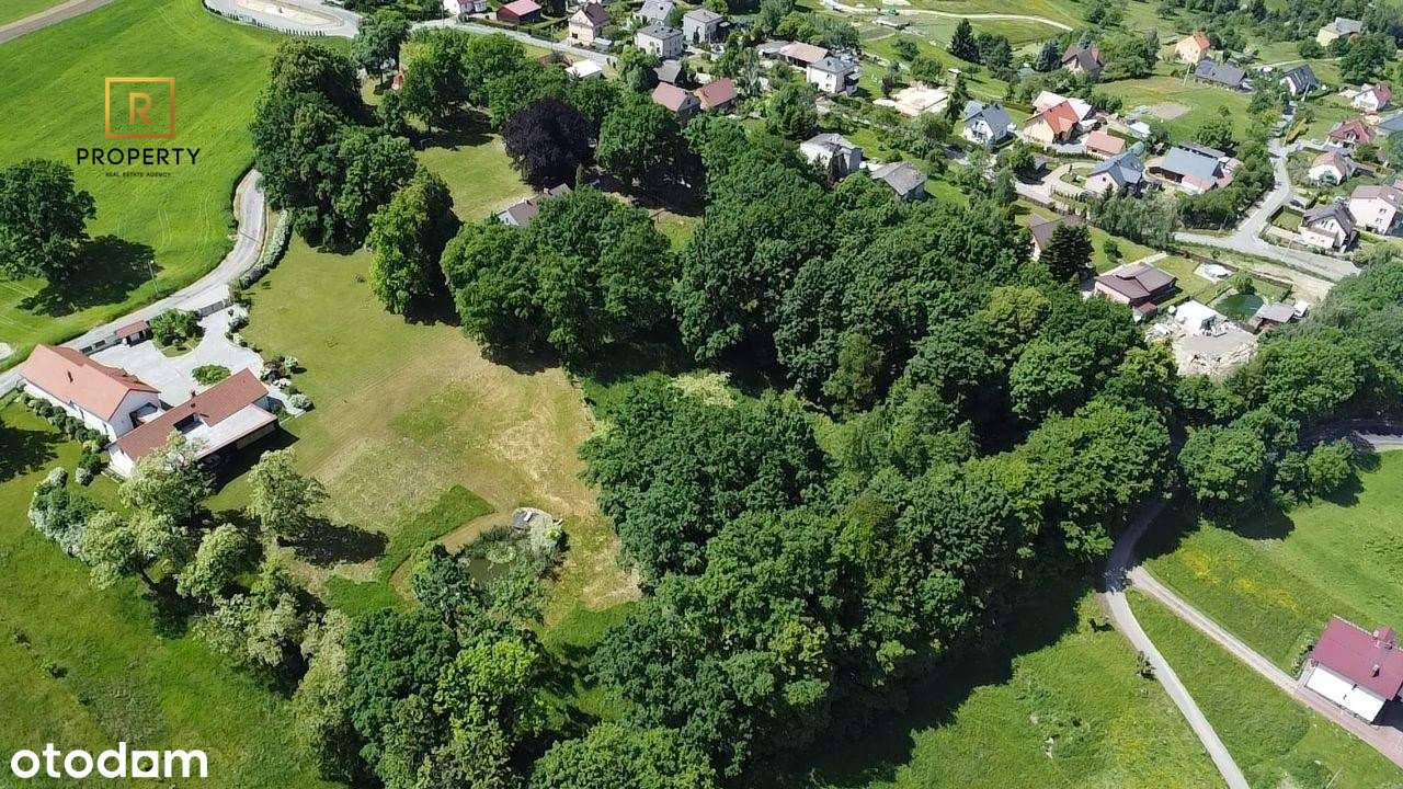 Widokowa działka inwestycyjna z prawomocnym pozwoleniem na budowę D...-4