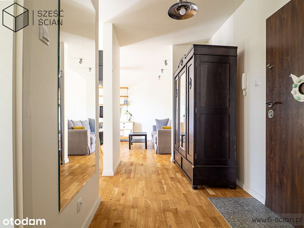 2-pok.| Duży taras | Drewniana podłoga| Brzeska 15-10