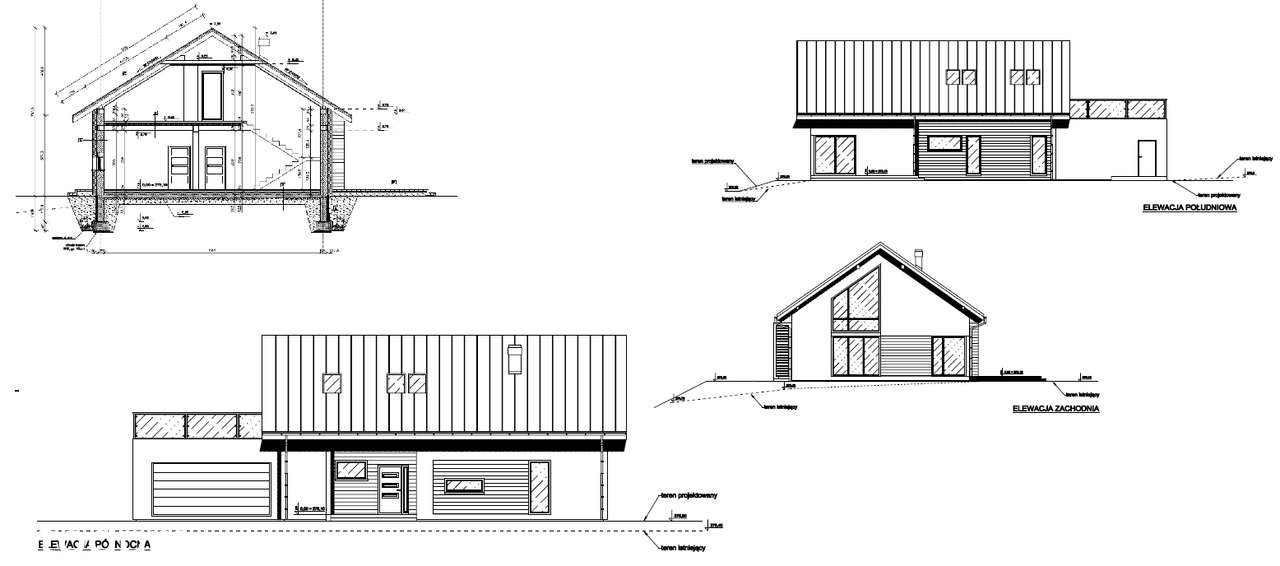 Działka budowlana z projektem – Pogwizdów, ul. Graniczna BEZ PROWIZJI-7