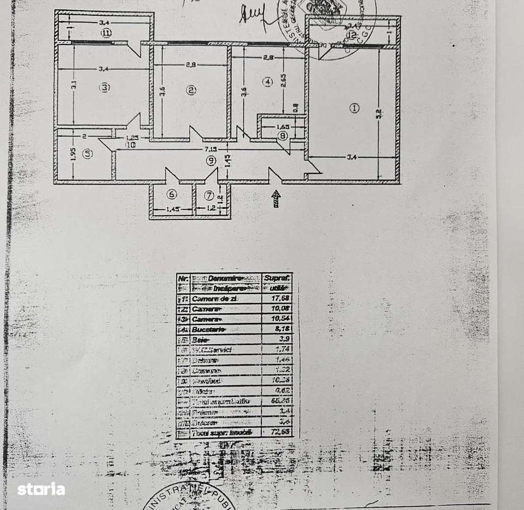 Apartament de vanzare 3 camere, Diham, B.Chisinau, Cernauti, Basarabia - Imagine principală: 1/18