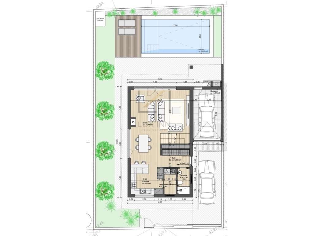 Moradia T3 Geminada, com piscina e garagem , na Quinta do Anjo / Pa...-7